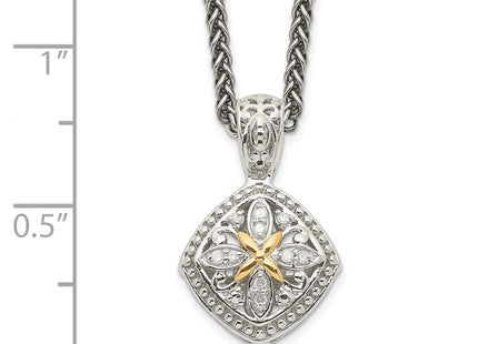 14k/Silver Two-Tone Jewelry Style QTC1171 - Classique Jewelry Inc.