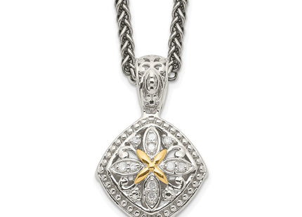 14k/Silver Two-Tone Jewelry Style QTC1171 - Classique Jewelry Inc.