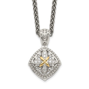 14k/Silver Two-Tone Jewelry Style QTC1171 - Classique Jewelry Inc.