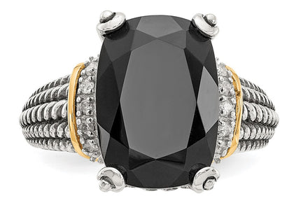 14k/Silver Two-Tone Rings Style QTC1205 - Classique Jewelry Inc.