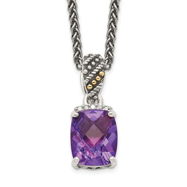 14k/Silver Two-Tone Jewelry Style QTC1225 - Classique Jewelry Inc.