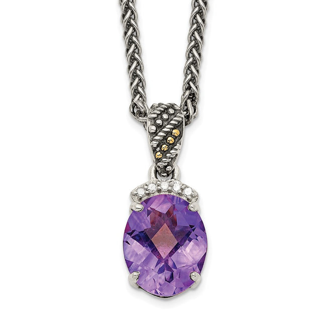 14k/Silver Two-Tone Jewelry Style QTC1237 - Classique Jewelry Inc.