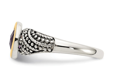 14k/Silver Two-Tone Rings Style QTC1262 - Classique Jewelry Inc.