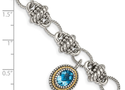 14k/Silver Two-Tone Bracelets Style QTC1284 - Classique Jewelry Inc.