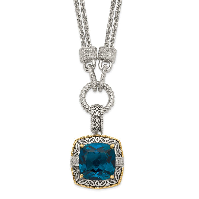 14k/Silver Two-Tone Jewelry Style QTC1344 - Classique Jewelry Inc.