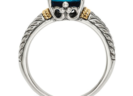 14k/Silver Two-Tone Rings Style QTC1348 - Classique Jewelry Inc.