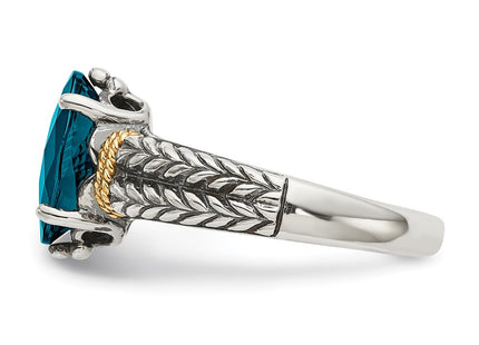 14k/Silver Two-Tone Rings Style QTC1348 - Classique Jewelry Inc.