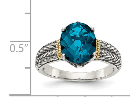 14k/Silver Two-Tone Rings Style QTC1348 - Classique Jewelry Inc.