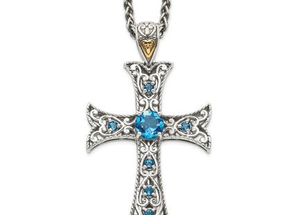 14k/Silver Two-Tone Jewelry Style QTC1378 - Classique Jewelry Inc.