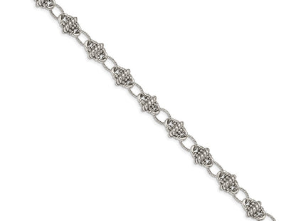 14k/Silver Two-Tone Bracelets Style QTC1435 - Classique Jewelry Inc.