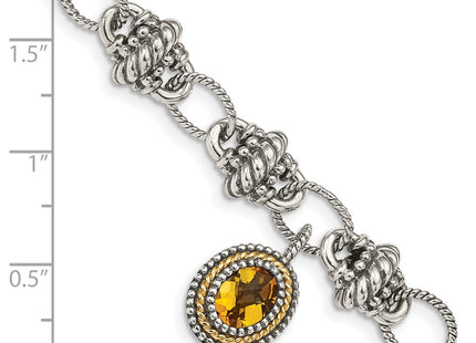 14k/Silver Two-Tone Bracelets Style QTC1435 - Classique Jewelry Inc.