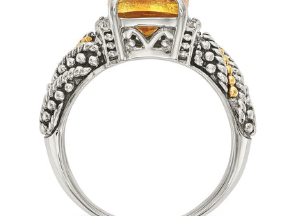14k/Silver Two-Tone Rings Style QTC1441 - Classique Jewelry Inc.