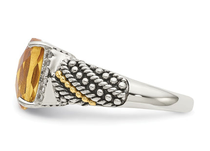 14k/Silver Two-Tone Rings Style QTC1441 - Classique Jewelry Inc.