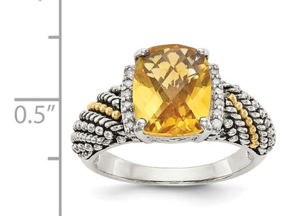 14k/Silver Two-Tone Rings Style QTC1441 - Classique Jewelry Inc.