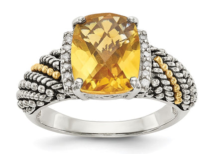 14k/Silver Two-Tone Rings Style QTC1441 - Classique Jewelry Inc.