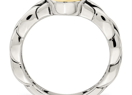 14k/Silver Two-Tone Rings Style QTC148 - Classique Jewelry Inc.