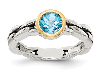 14k/Silver Two-Tone Rings Style QTC148 - Classique Jewelry Inc.