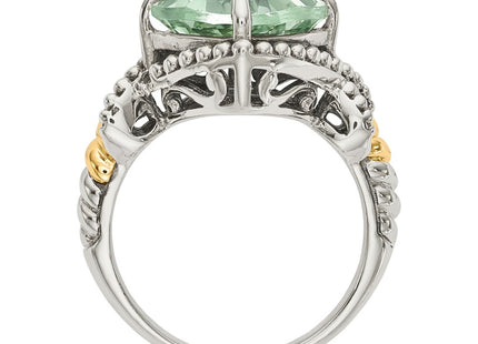 14k/Silver Two-Tone Rings Style QTC1491 - Classique Jewelry Inc.