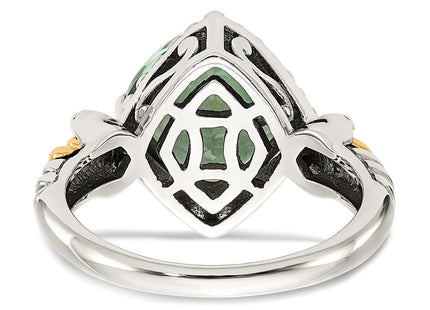 14k/Silver Two-Tone Rings Style QTC1491 - Classique Jewelry Inc.