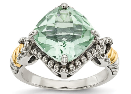 14k/Silver Two-Tone Rings Style QTC1491 - Classique Jewelry Inc.
