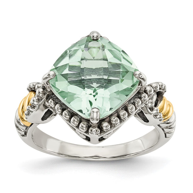 Sterling silver quartz ring