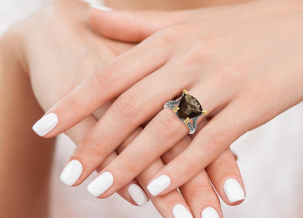 14k/Silver Two-Tone Rings Style QTC1496 - Classique Jewelry Inc.