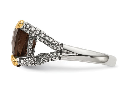 14k/Silver Two-Tone Rings Style QTC1496 - Classique Jewelry Inc.