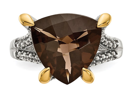 14k/Silver Two-Tone Rings Style QTC1496 - Classique Jewelry Inc.