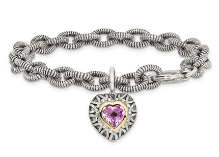 14k/Silver Two-Tone Bracelets Style QTC1523 - Classique Jewelry Inc.