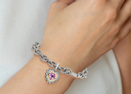 14k/Silver Two-Tone Bracelets Style QTC1523 - Classique Jewelry Inc.