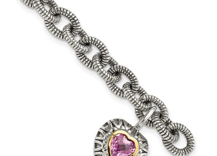 14k/Silver Two-Tone Bracelets Style QTC1523 - Classique Jewelry Inc.