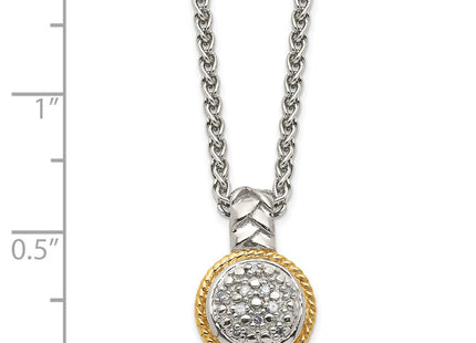 14k/Silver Two-Tone Jewelry Style QTC1524 - Classique Jewelry Inc.