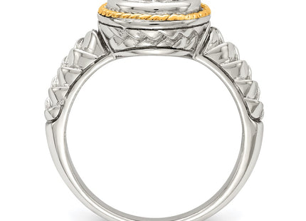 14k/Silver Two-Tone Rings Style QTC1526 - Classique Jewelry Inc.