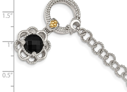 14k/Silver Two-Tone Bracelets Style QTC1542 - Classique Jewelry Inc.