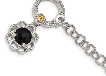 14k/Silver Two-Tone Bracelets Style QTC1542 - Classique Jewelry Inc.