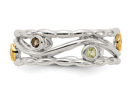 14k/Silver Two-Tone Rings Style QTC1552 - Classique Jewelry Inc.