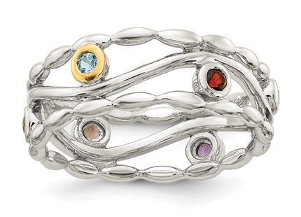 14k/Silver Two-Tone Rings Style QTC1552 - Classique Jewelry Inc.