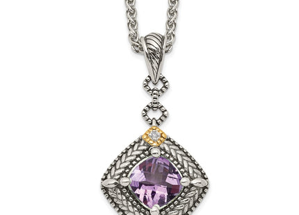 14k/Silver Two-Tone Jewelry Style QTC1577 - Classique Jewelry Inc.
