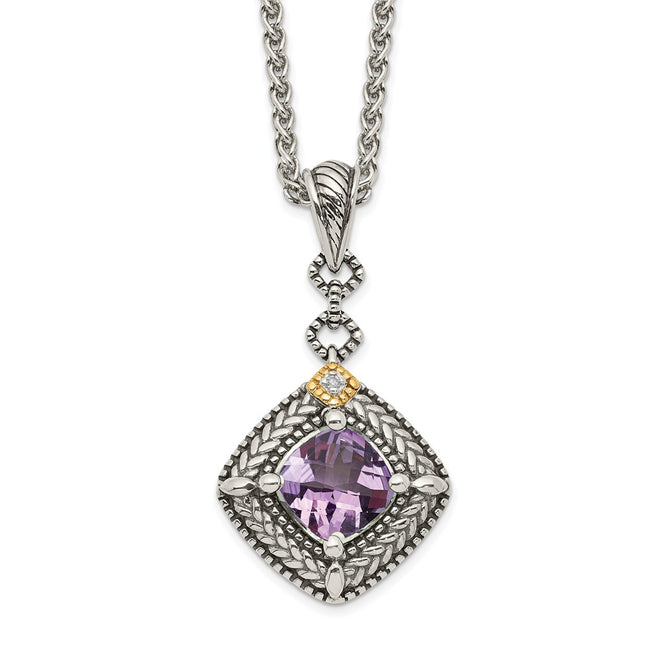 14k/Silver Two-Tone Jewelry Style QTC1577 - Classique Jewelry Inc.