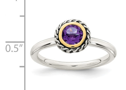 14k/Silver Two-Tone Rings Style QTC1590 - Classique Jewelry Inc.