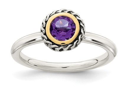 14k/Silver Two-Tone Rings Style QTC1590 - Classique Jewelry Inc.