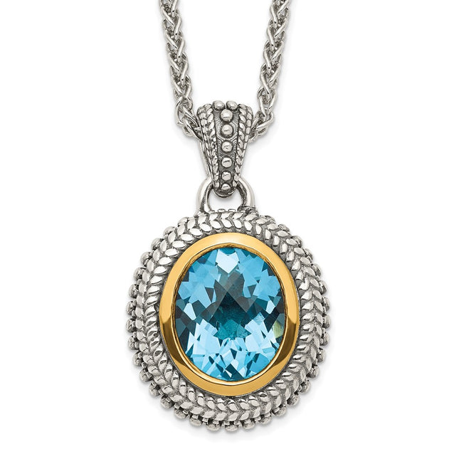 14k/Silver Two-Tone Jewelry Style QTC1597 - Classique Jewelry Inc.