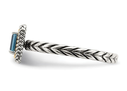 14k/Silver Two-Tone Rings Style QTC1615 - Classique Jewelry Inc.