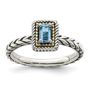 14k/Silver Two-Tone Rings Style QTC1615 - Classique Jewelry Inc.