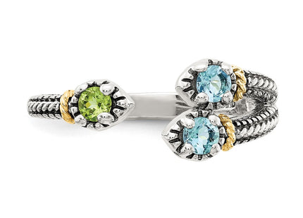 14k/Silver Two-Tone Rings Style QTC1624 - Classique Jewelry Inc.