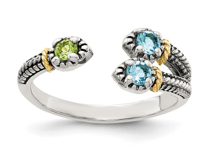 14k/Silver Two-Tone Rings Style QTC1624 - Classique Jewelry Inc.