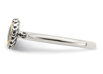 14k/Silver Two-Tone Rings Style QTC1626 - Classique Jewelry Inc.