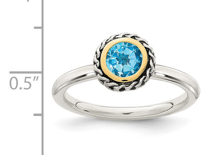 14k/Silver Two-Tone Rings Style QTC1626 - Classique Jewelry Inc.