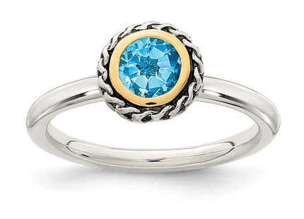 14k/Silver Two-Tone Rings Style QTC1626 - Classique Jewelry Inc.