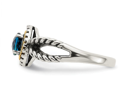 14k/Silver Two-Tone Rings Style QTC1632 - Classique Jewelry Inc.